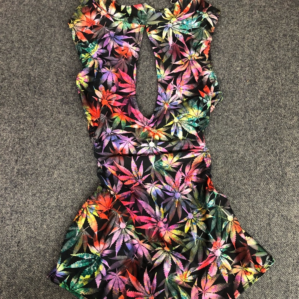 Rave halter body suit!!